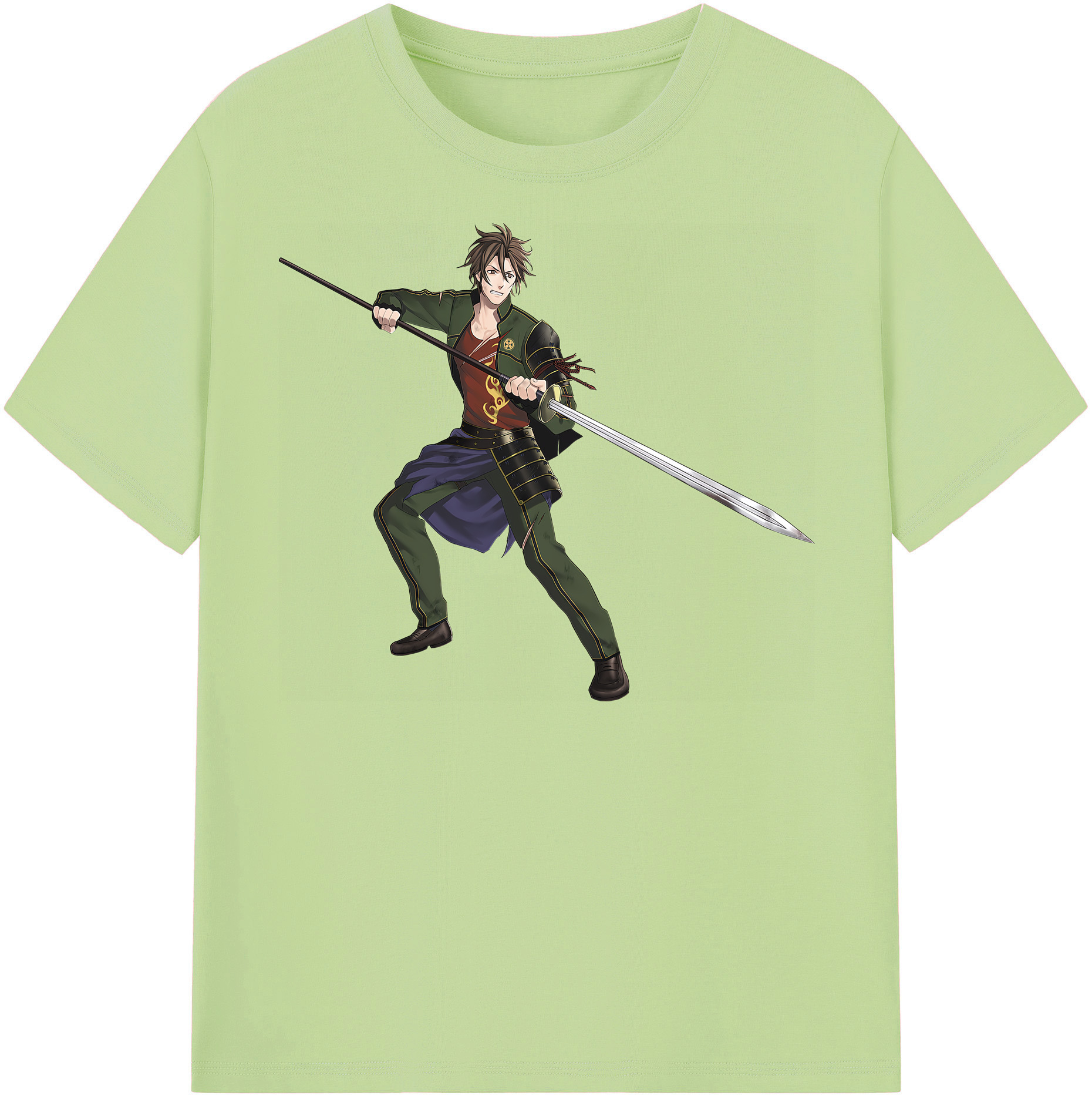 （画像用） 刀剣乱舞 Touken Ranbu 綿100％半袖Tシャツ（フロントプリント）